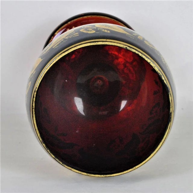 Glass Large 19th Century Ruby Crystal Glass For Sale - Image 7 of 18