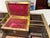 Large High Quality Antique 19th Century Wood Inlaid Brass Writing Lap Desk Box For Sale - Image 12 of 18