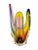 Mid century, Japanese Murano Kamei Osaka art glass sculptural vase. Kamei glass vase, identifiable by the label "KAMEI...