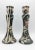 Pair of Andrea by Sadek Bamboo Motif Ceramic Candlesticks – Vintage Chinoiserie For Sale - Image 10 of 10