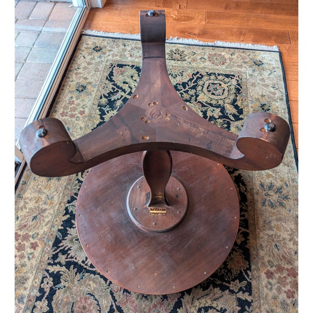 Baker Furniture Company Baker Furniture Milling Road Round Side Table For Sale - Image 4 of 7