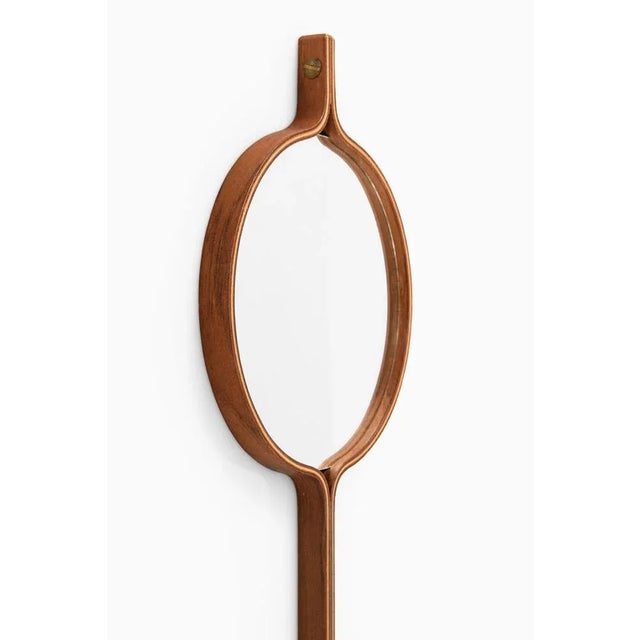 1950s Mirror / Hand Mirror by Hans-Agne Jakobsson For Sale - Image 5 of 6