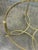 La Barge La Barge Brass Coffee Table With Scallop Glass Top - Made in Italy For Sale - Image 4 of 8