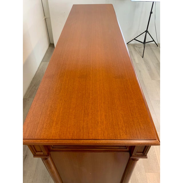 2020s Theodore Alexander Transitional Cherry Wood Finished Andrew Buffet For Sale - Image 5 of 10