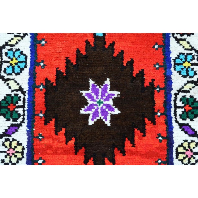 Mid 20th Century Anatolian Kilim Runner-2′7″ × 12′6″ For Sale - Image 10 of 13