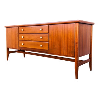 South African Mid Century Modern Sapele Mahogany Sideboard For Sale