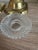Hollywood Regency Vintage Solid Brass Octagonal Candlesticks With Swirl Glass Bobeches, Pair For Sale - Image 3 of 13