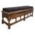 Gold Vintage Hall Bench in Oak, 1920 For Sale - Image 8 of 8