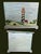 Blue Late 20th Century Hand Painted Lighthouse Wood Box-Coastal Nautical Storage-Cottage-Beach-Keepsake For Sale - Image 8 of 11