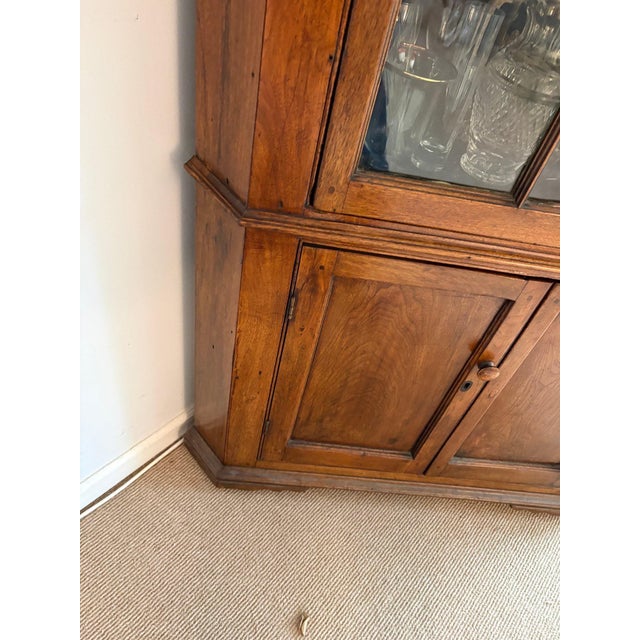Antique Federal Corner Cupboard Cabinet For Sale - Image 10 of 18