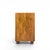 Henredon Henredon Campaign Mid Century Oak and Brass Lowboy Dresser For Sale - Image 4 of 10