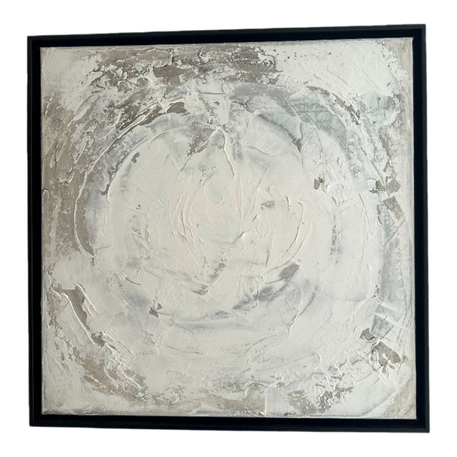 Oil on Canvas, Black & White Series, Iris Dankner, New York, 2023 For Sale