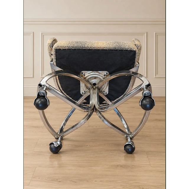 Pair of Vintage Swivel Chairs 1970's For Sale - Image 9 of 9