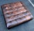 English Lee Industries Tufted Square Cocktail Ottoman For Sale - Image 3 of 12