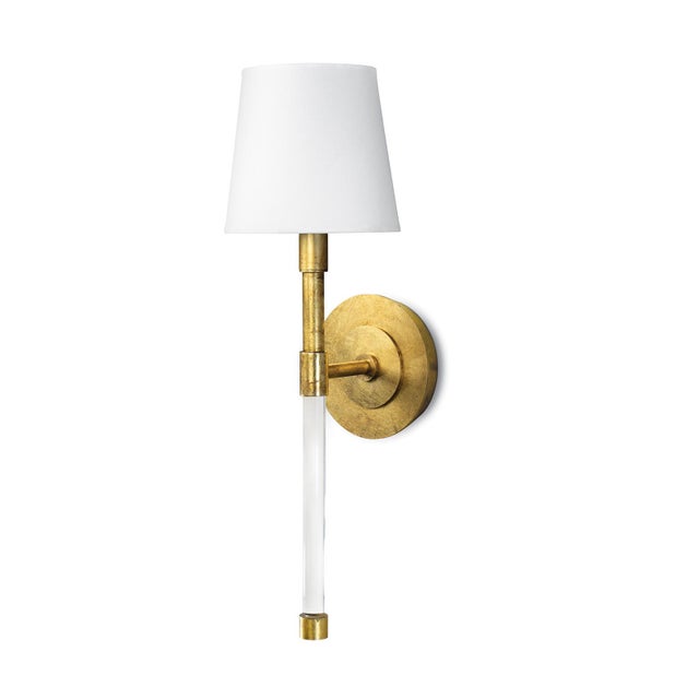 Gold Regina Andrew Auburn Crystal Sconce, Gold For Sale - Image 8 of 8
