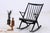 Mid-Century Danish Rocking Chair Model 182 by Frank Reenskaug for Bramin For Sale - Image 3 of 17