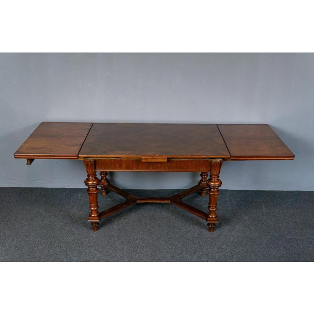Vintage Wood Dining Table, Late 1800s For Sale - Image 12 of 18