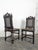 Black Louis XIII Style Chairs in Twisted Caned Oak, Set of 2 For Sale - Image 8 of 11