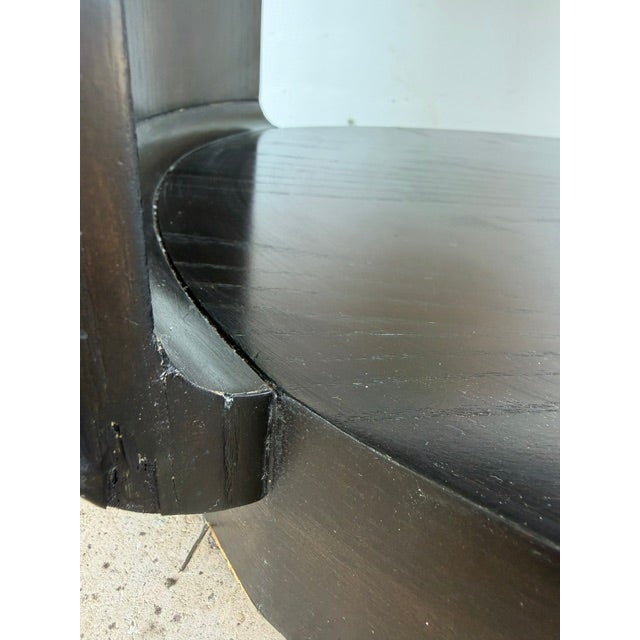 Brown Baker Furniture Elliptical Side Table For Sale - Image 8 of 12