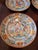 Early 19th Century Antique Chinese Porcelain Mandarin Rose Canton Set Plates For Sale - Image 5 of 8