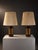 Brown Ceramic Miranda Table Lamps from Bitossi, 1970s, Set of 2 For Sale - Image 8 of 8