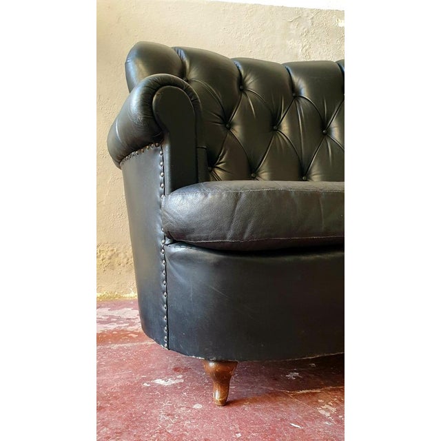 Chesterfield Leather Sofa, Italy For Sale - Image 4 of 8