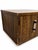 Vintage Art Deco Revival Figured-Wood and Glass Storage Coffee Table For Sale - Image 11 of 12