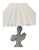 Vintage Plaster Bust Table Lamp With Shade For Sale - Image 10 of 12