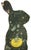 An early 20th century American shooting gallery target in the form of a black rabbit with several coats of old paint. The...
