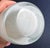 Henry Dean Belgium Signed Hand Blown Art Glass Vase Cream White 6” For Sale - Image 9 of 10