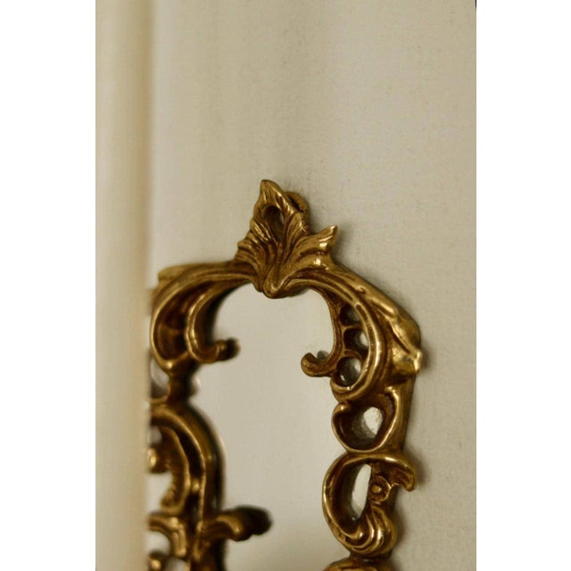Mid-Century Modern Swedish Brass Sconces with Mirrors, Set of 2 For Sale - Image 15 of 16