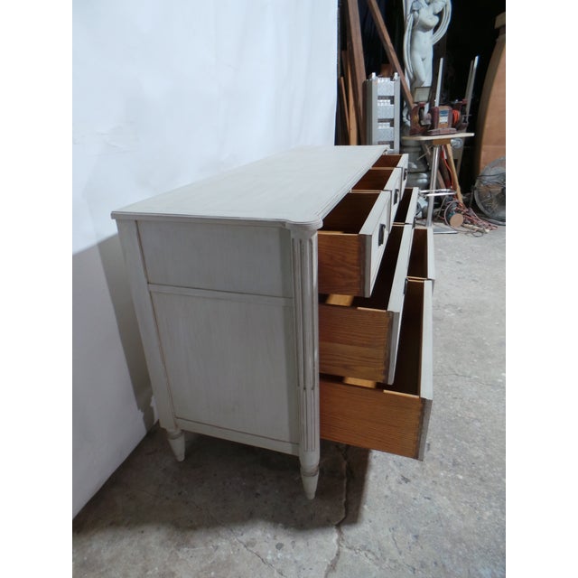 Gustavian Style Unique 7 Drawer Dresser For Sale - Image 10 of 10