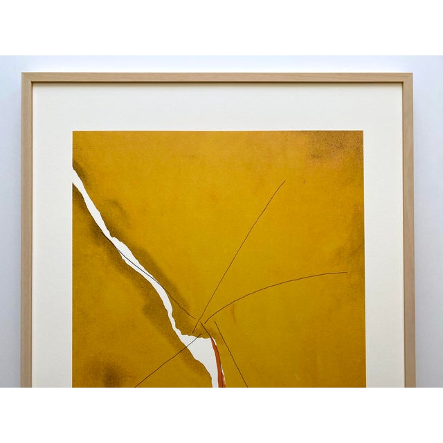 This Helen Frankenthaler rare vintage 1998 Abstract Expressionist extra large custom framed fine art silkscreen serigraph...