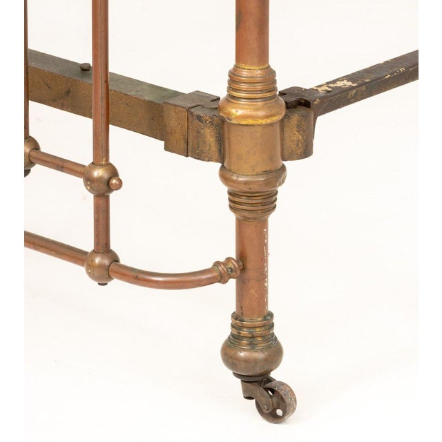 Victorian Brass and Iron Bed Frame For Sale - Image 11 of 13