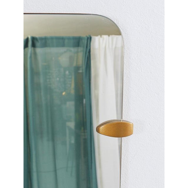 Large Mid-Century Trapezoidal Full-Length Wall Mirror, Vienna, Austria, 1950s For Sale - Image 9 of 15