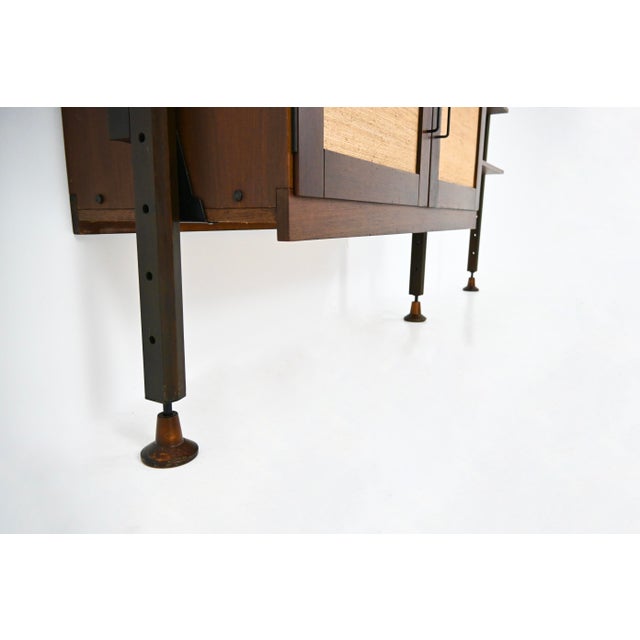 Wall Unit by Leonardo Fiori for Isa Bergamo, 1960s For Sale - Image 9 of 15