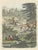 Karl Hoffmann, Deer Hunt on Horse, 1859, Paper For Sale