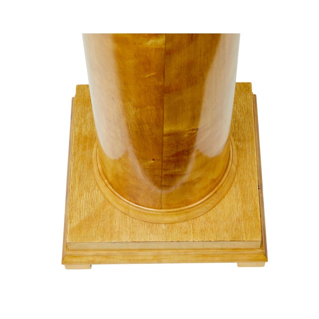 Early 20th Century Empire Revival Swedish Birch Pedestal, 1900s For Sale - Image 6 of 7