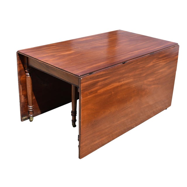 19th Century Regency Mahogany Pedestal Dining Table For Sale - Image 4 of 6