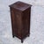 Single High and Narrow Fir Wooden Bedside Table, 1900s For Sale - Image 16 of 18