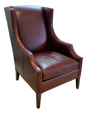 Mitchell Gold + Bob Williams Leather Wingback