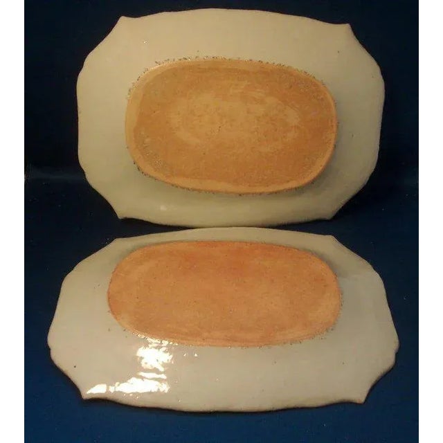 Ceramic 18th Century Chinese Export Porcelain Famille Rose Platters - A Pair For Sale - Image 7 of 8