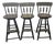 1990s Richard Mulligan Wooden Swivel Barstools Set of 3 For Sale