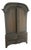 18th Century Swedish Jämtland Rococo Painted Pine Two-Part Cabinet For Sale