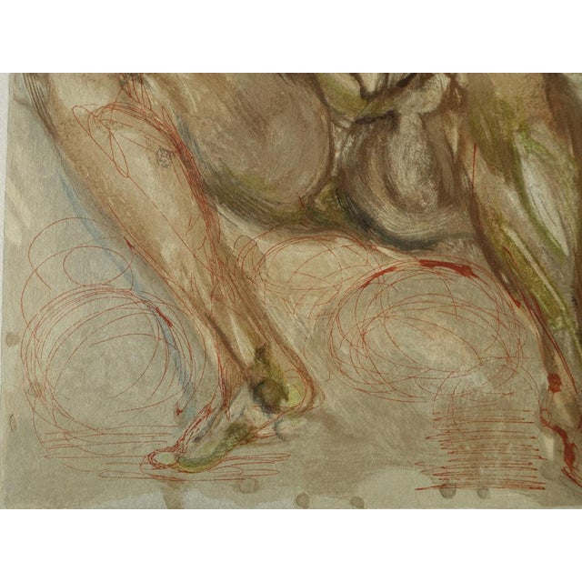 Salvador Dali, L'Ange de Misericorde, Nude, Etching For Sale - Image 5 of 6