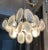 Vistosi Murano Clear & White Disc Chandelier For Sale - Image 9 of 16