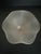 Vintage Late 20th Century Frosted Pink Glass Dessert Pedestal Bowl For Sale - Image 9 of 10