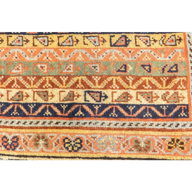 Late 18th Century Antique Persian Tribal Qashqai Rug 3' x 4'10'' For Sale - Image 12 of 12