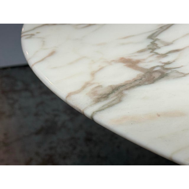 Stone Eero Saarinen for Knoll 50th Anniversary Marble Tulip Dining Table For Sale - Image 7 of 12