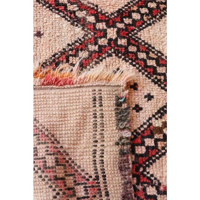 1970s Beni Ourain Moroccan Rug - 5'3" X 7'5" Ft For Sale - Image 5 of 6